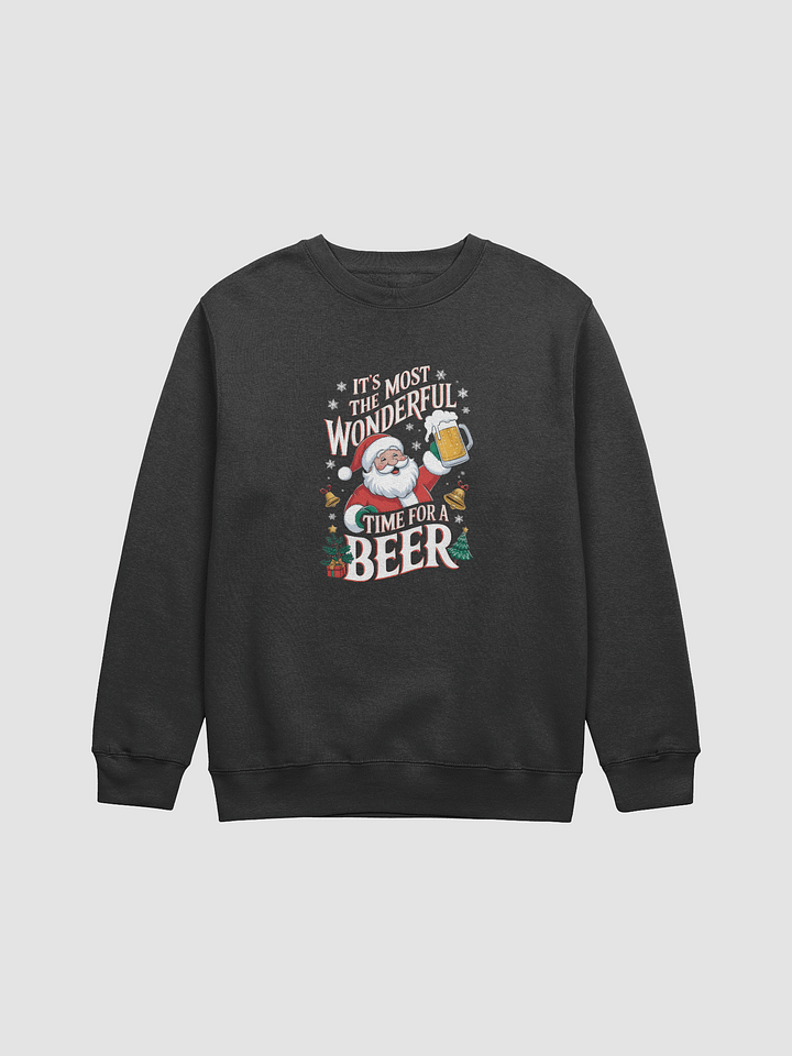 Santa’s Holiday Cheers Lane Seven Premium Crewneck Sweatshirt product image (1)