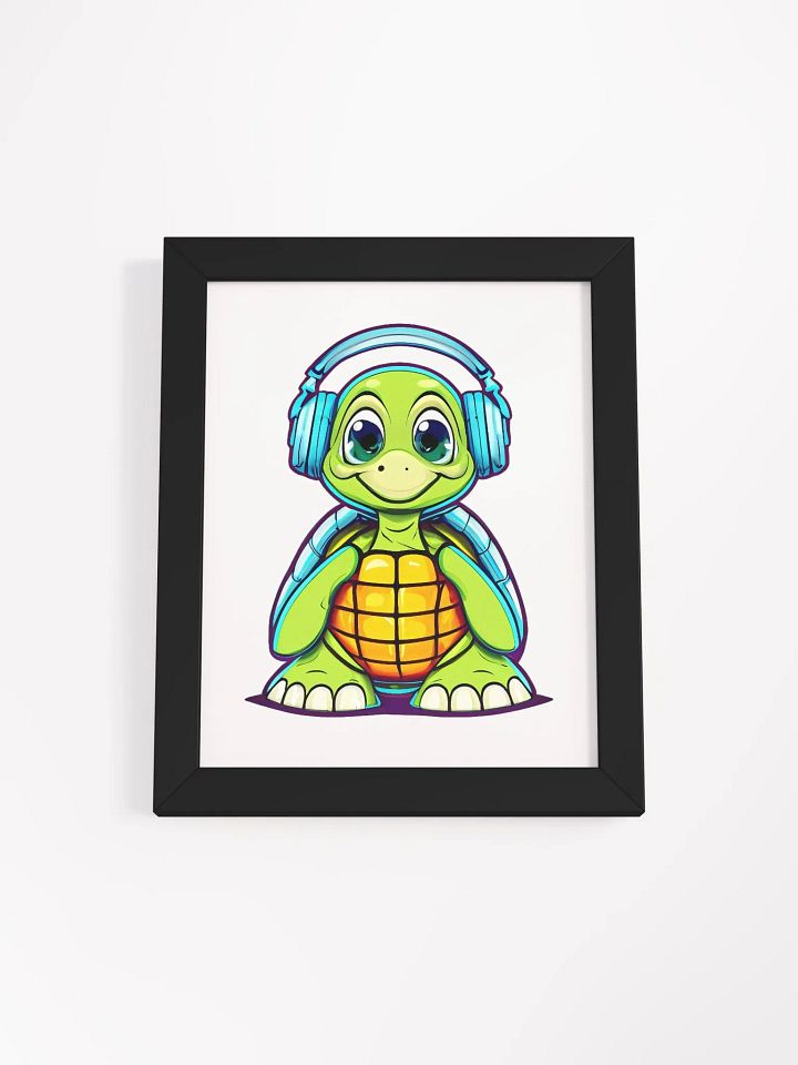 Music Turtle Framed product image (1)