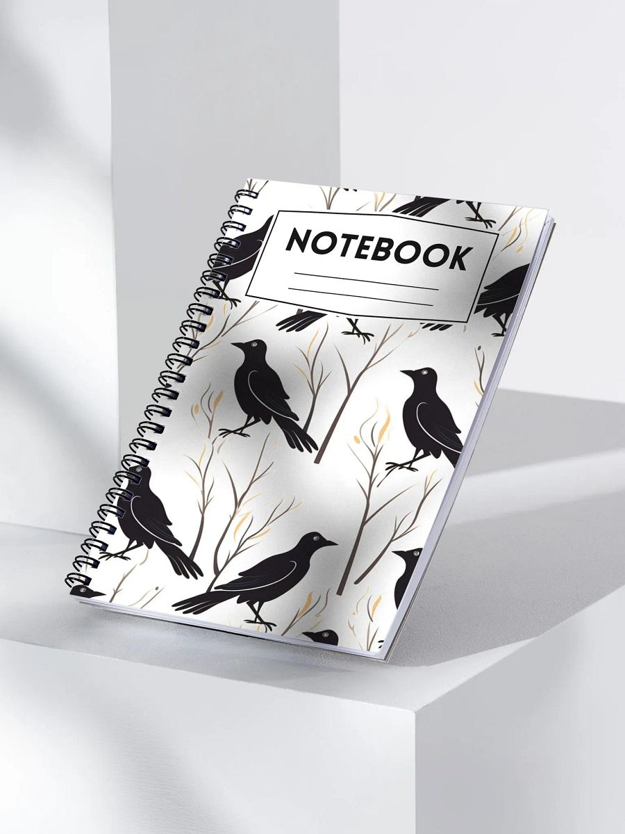 Charming Bird Pattern Notebook product image (3)
