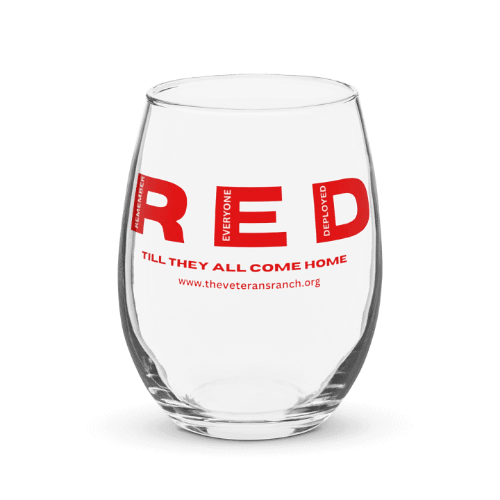 Remember Everyone Deployed Stemless Wine Glass product image (2)