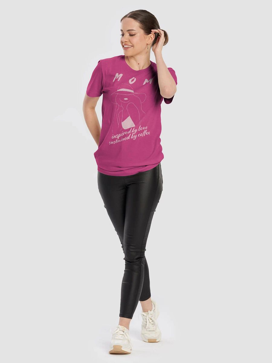 Mom Life and Coffee Illustrated T-Shirt product image (6)