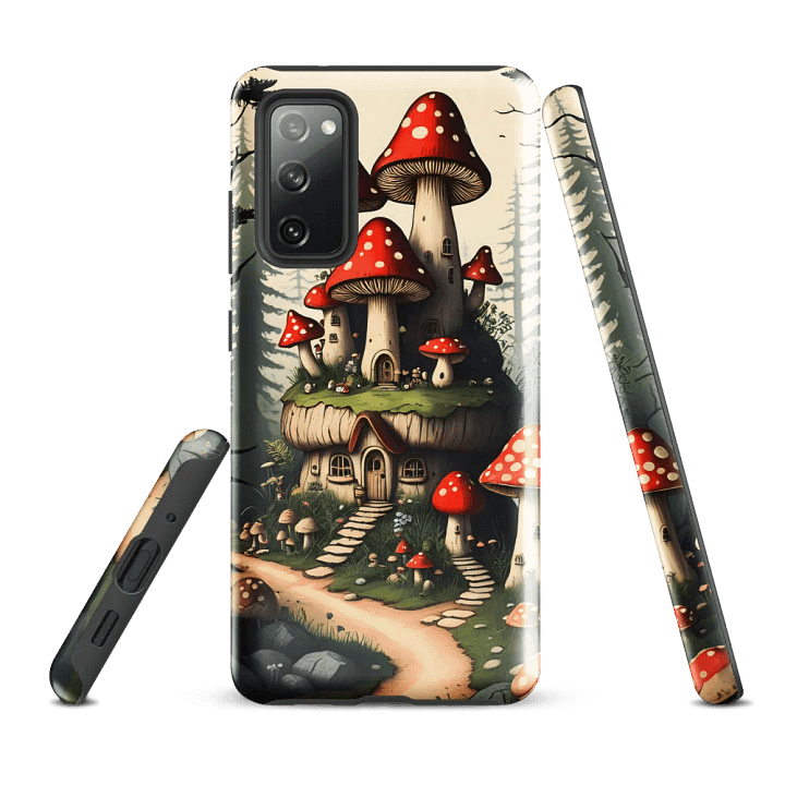 Tough Phone Case for Samsung® - Mushroom Fairy Villa product image (1)