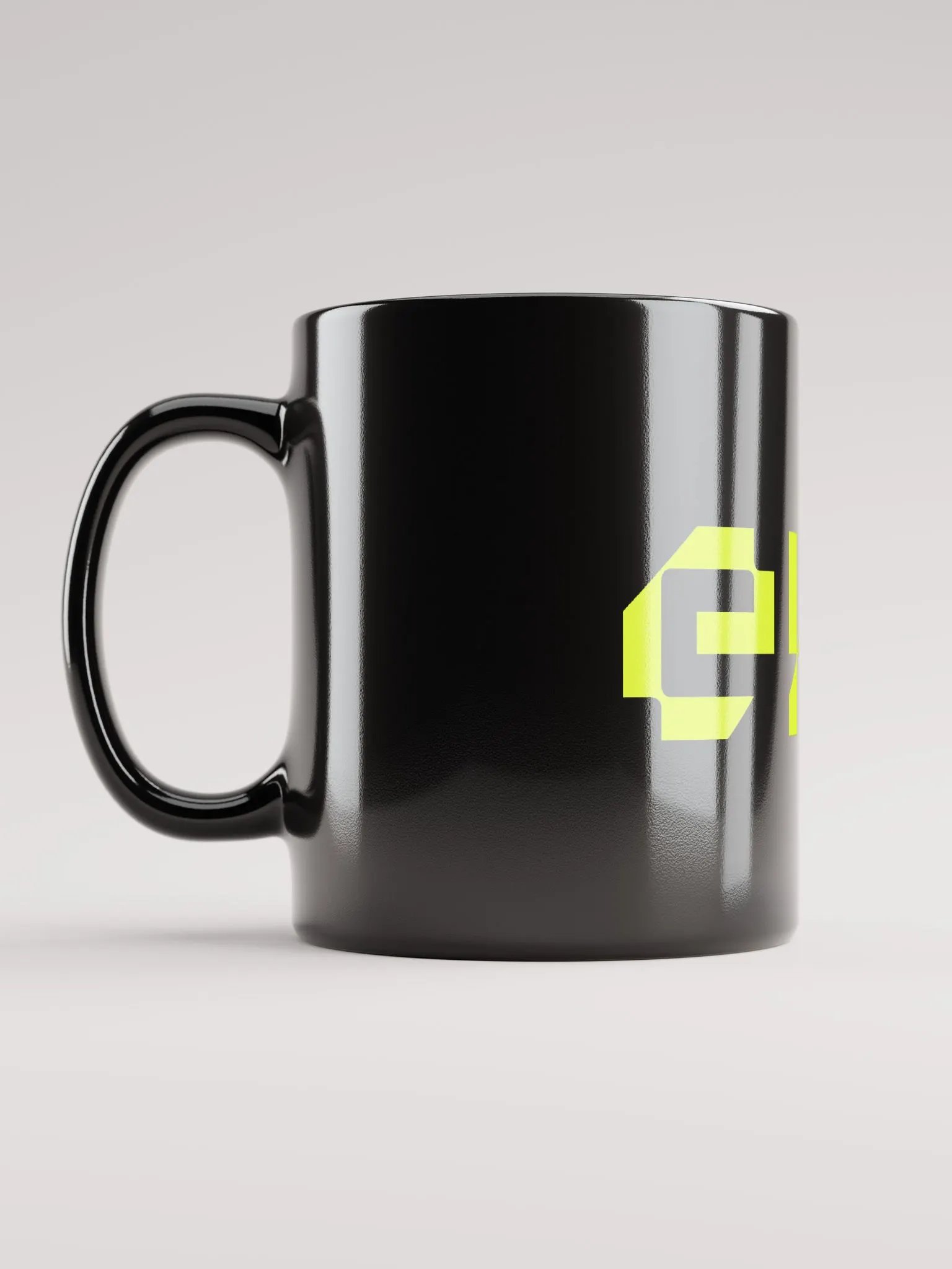 EKO's Yellow Logotype Mug (Black) product image (11)