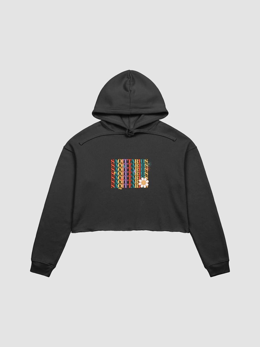 Sagittarius Groovy Cropped Hoodie product image (1)
