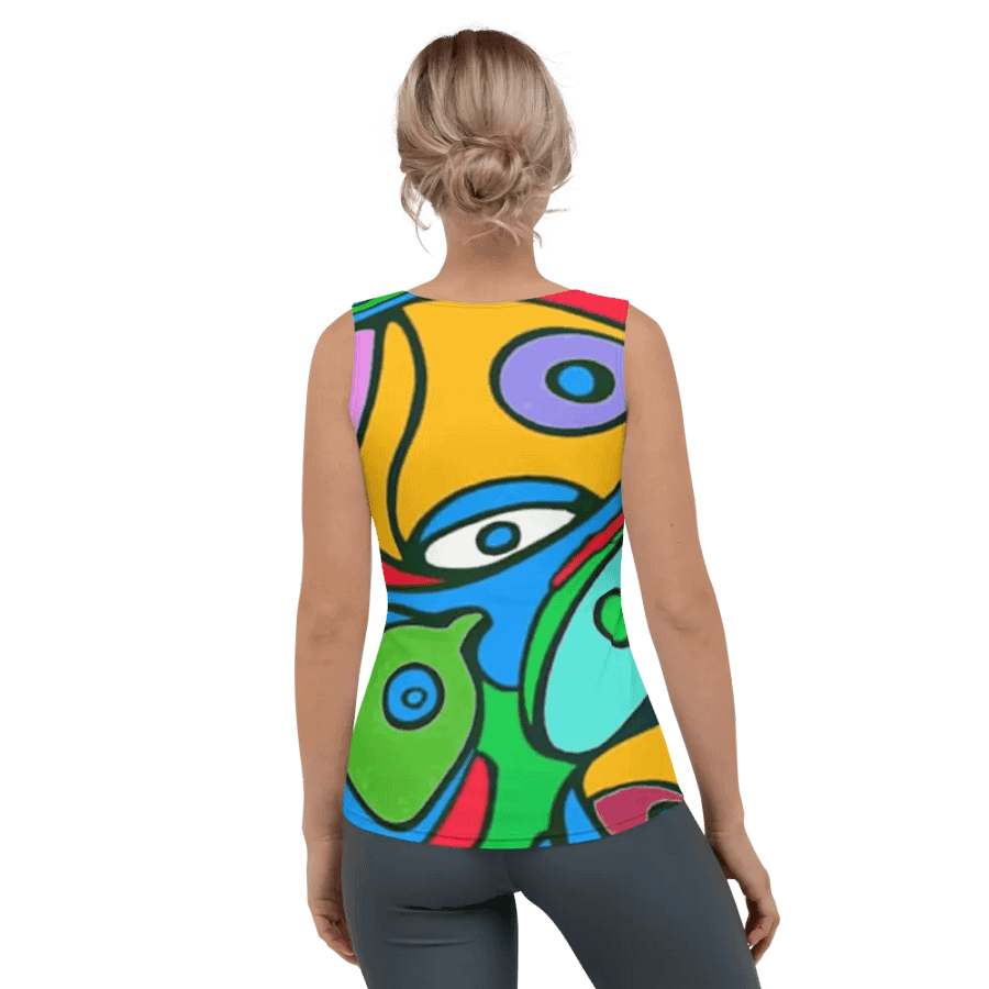 Vibrant Fish Frenzy Women's Tank Top product image (2)