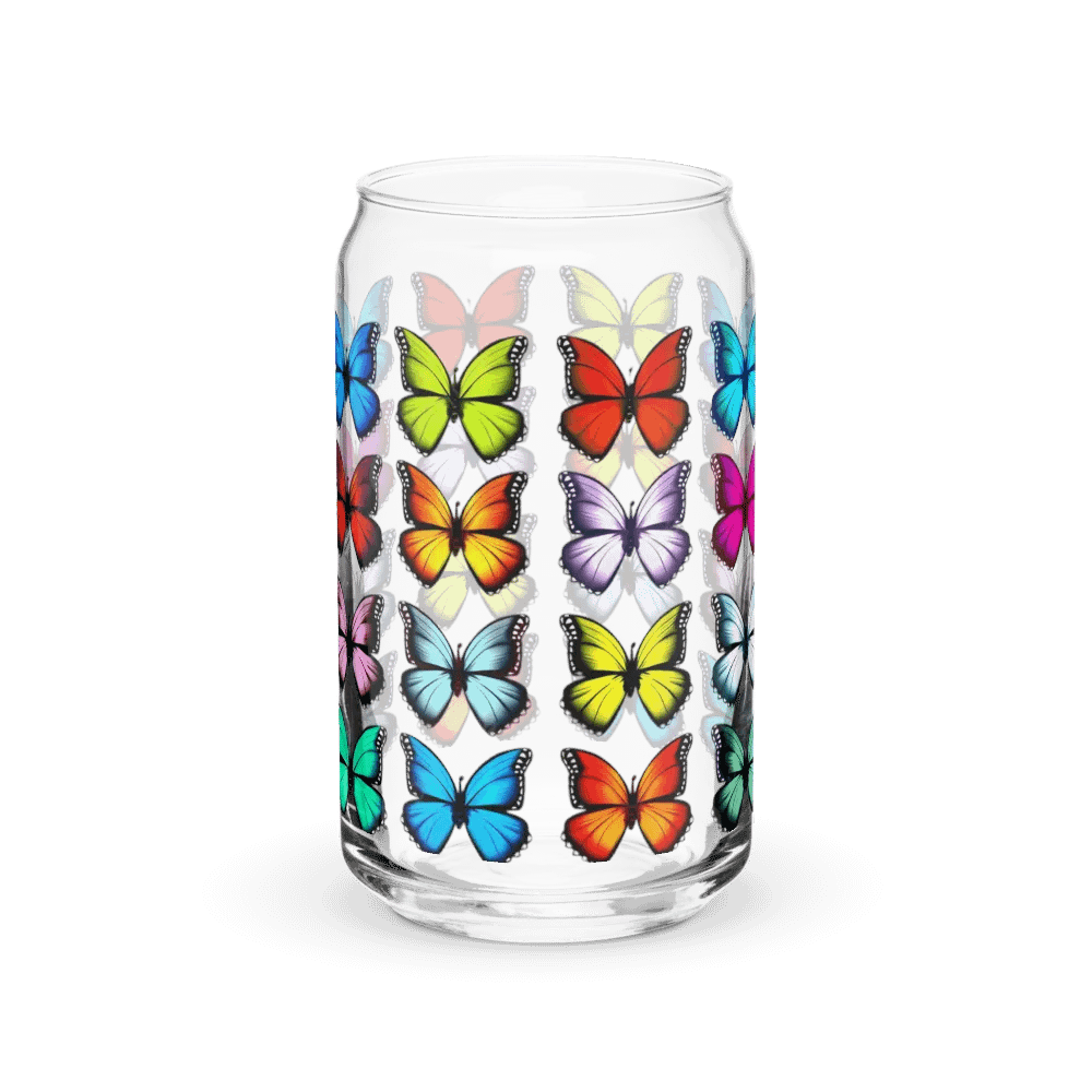 The perfect summer staple to for iced coffee, tea, or even water! Glass material with professional full color UV print product image (40)
