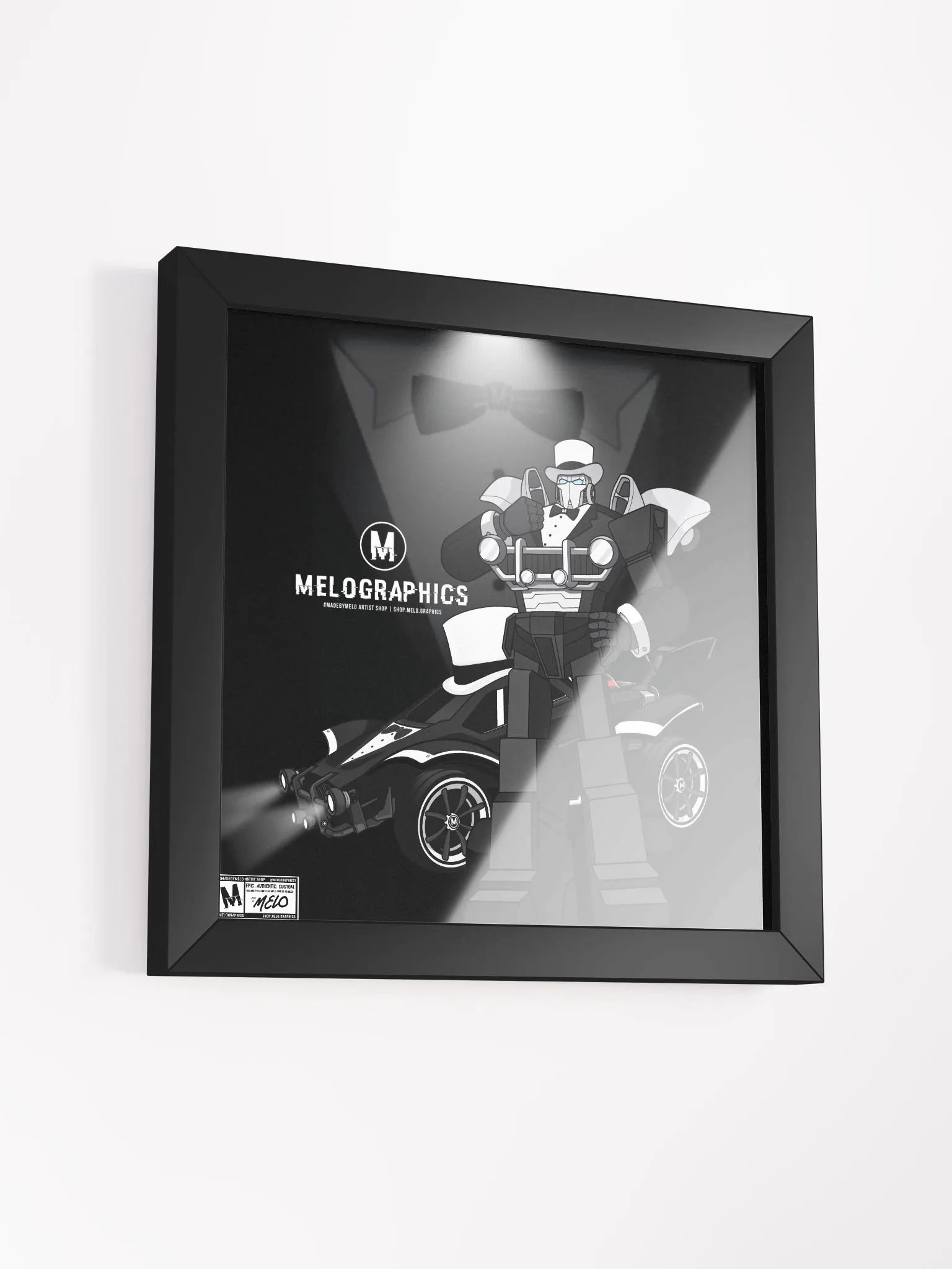 Fancy Carball Bot - Framed Poster | #MadeByMELO product image (4)
