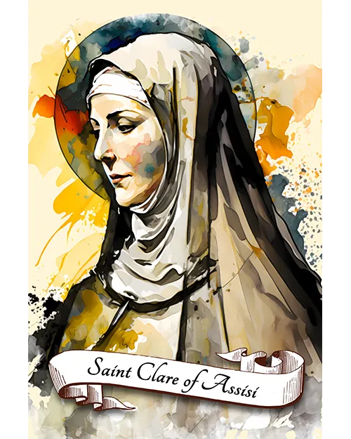 Saint Clare of Assisi Poster product image (1)