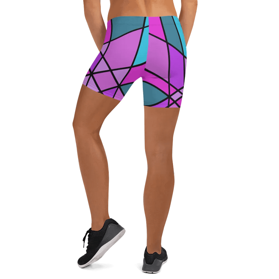 Modern Cool Multi-Colored Geometric Shorts product image (7)