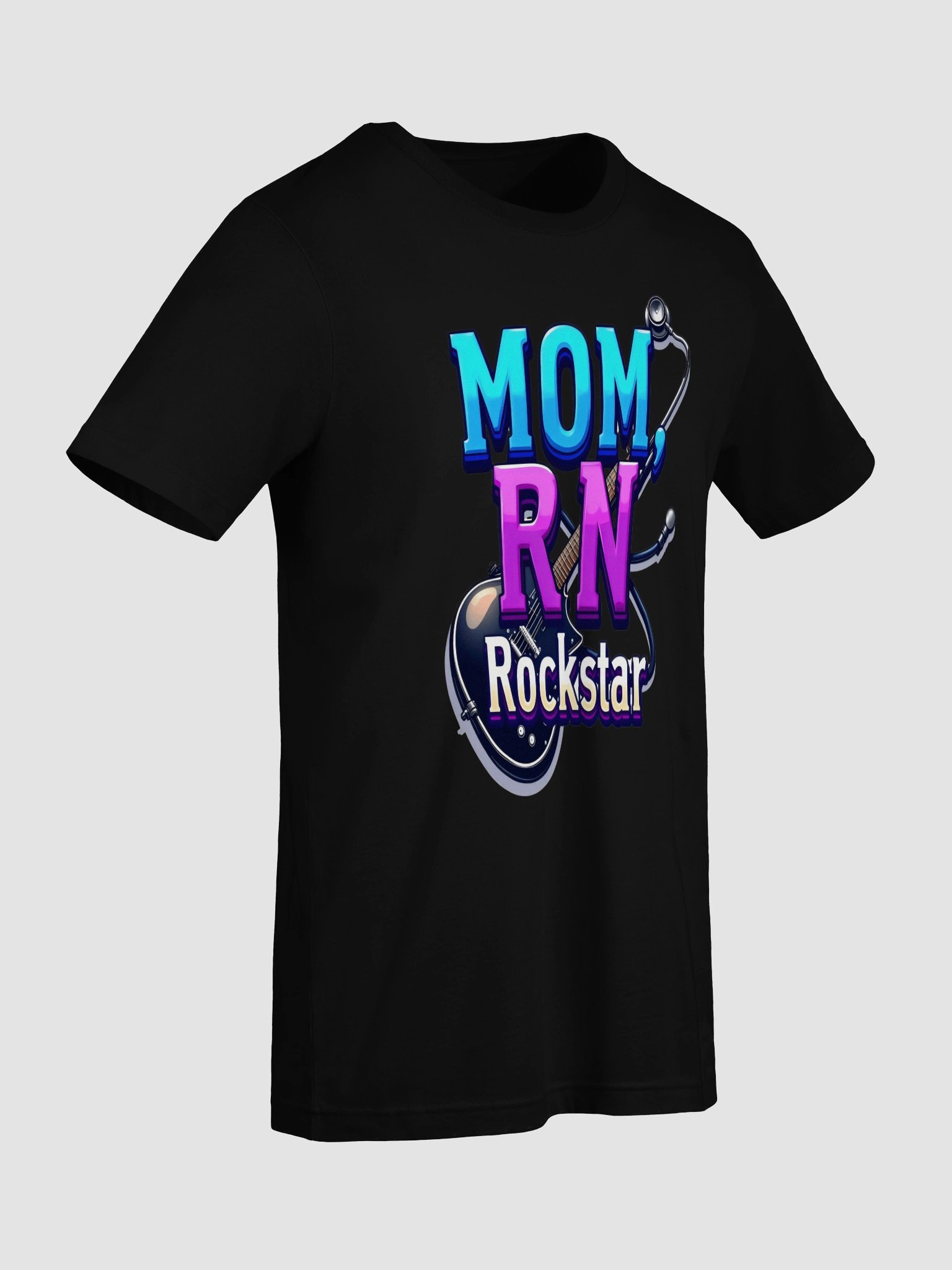 Rockstar, RN, mom, guitar Tribute T-Shirt product image (78)