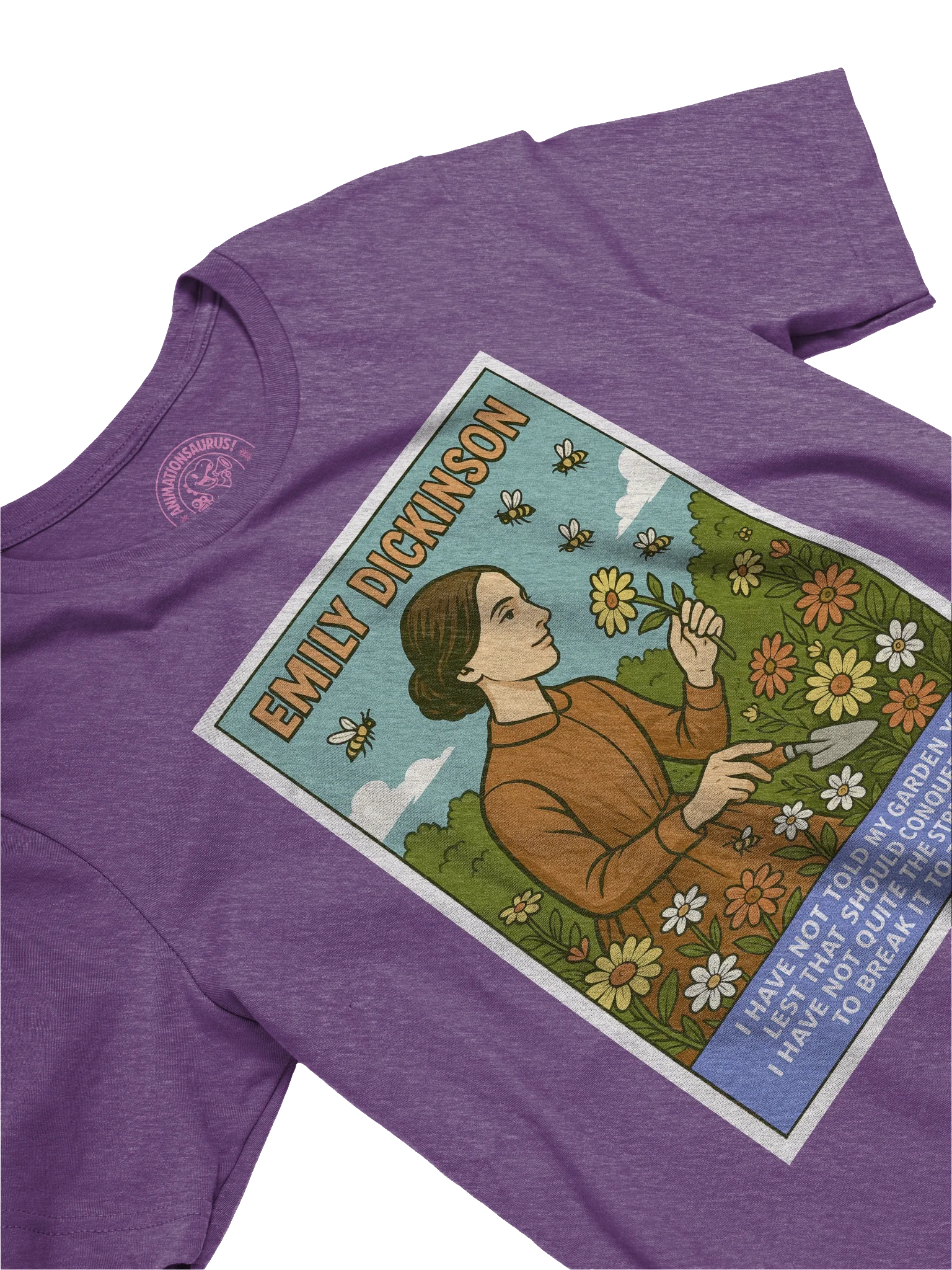 Emily Dickinson Poetry "I Have Not Told My Garden Yet" Concert Tee Fit Unisex T-Shirt product image (51)