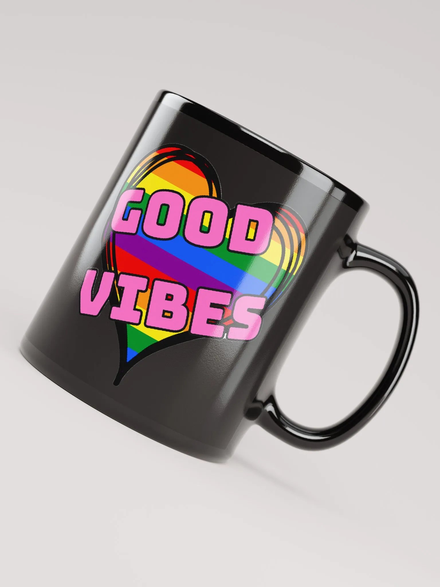 Good Vibes Black Mug product image (4)