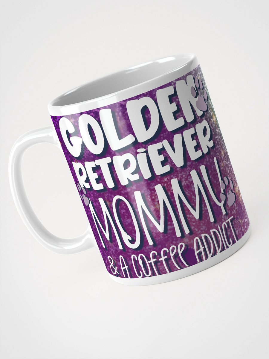 Golden Retriever Mommy & Coffee Addict Mug product image (7)