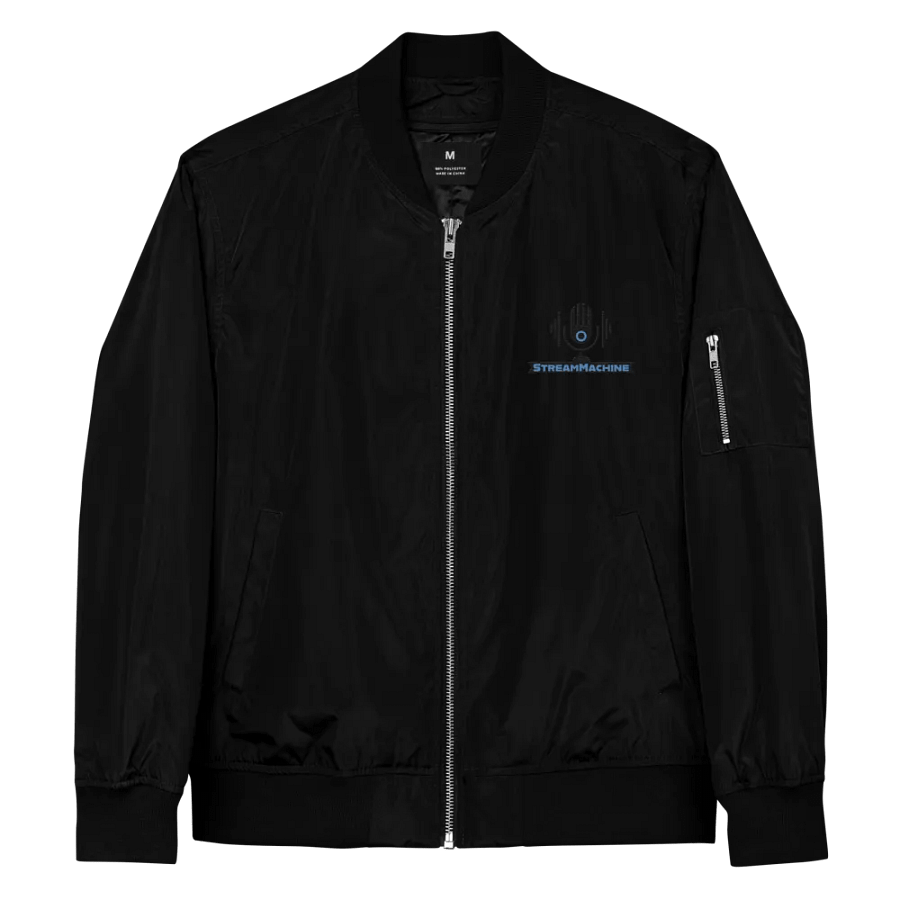 StreamMachine Premium Bomber Jacket product image (3)