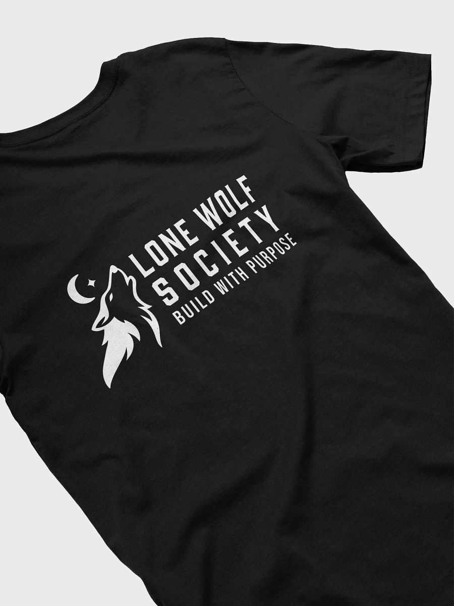 Lone Wolf Society Black T-shirt product image (8)