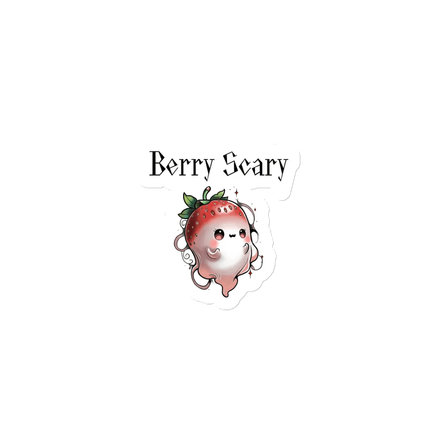 Berry Scary Die-Cut Magnets - With Words product image (1)