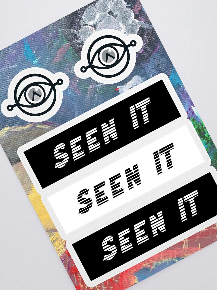 SEEN IT/ Witness Logo Custom Sticker Sheet product image (1)