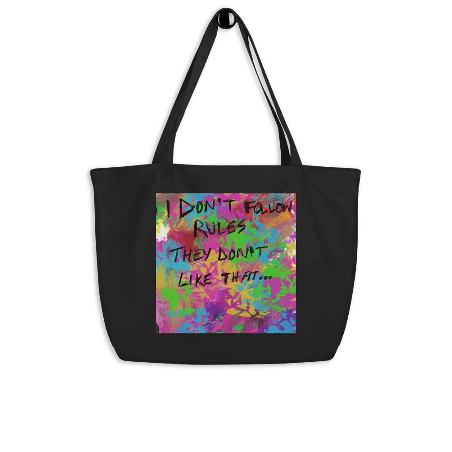 I DONT FOLLOW RULES BAG product image (4)