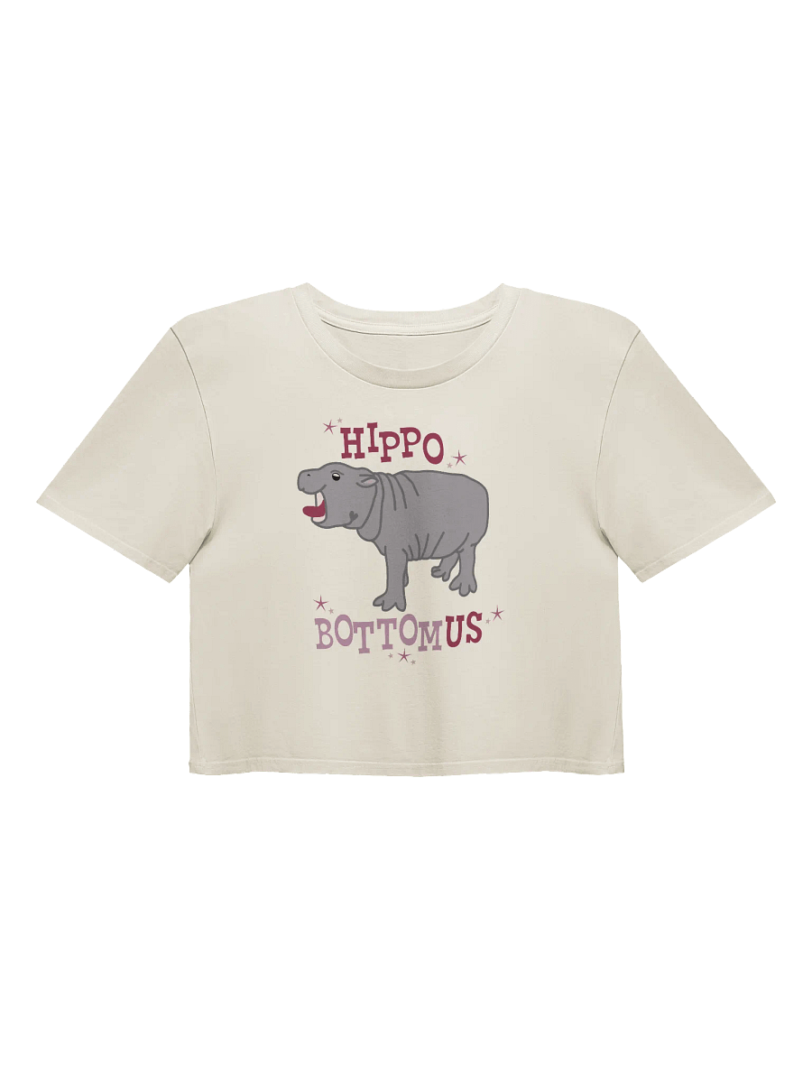 HippoBOTTOMus Crop Top | Funny Gay Art product image (1)