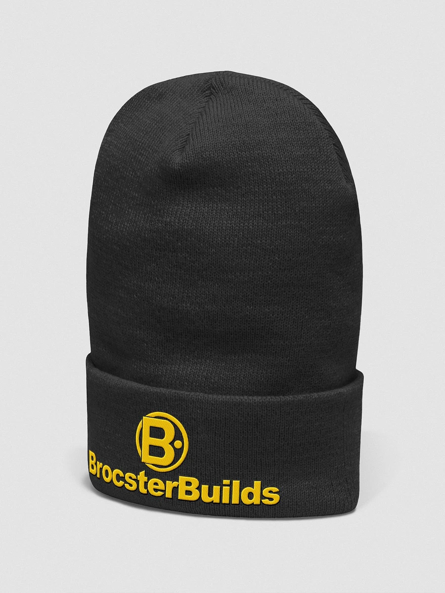 BrocsterBuilds Logo Knit Cuffed Beanie product image (7)