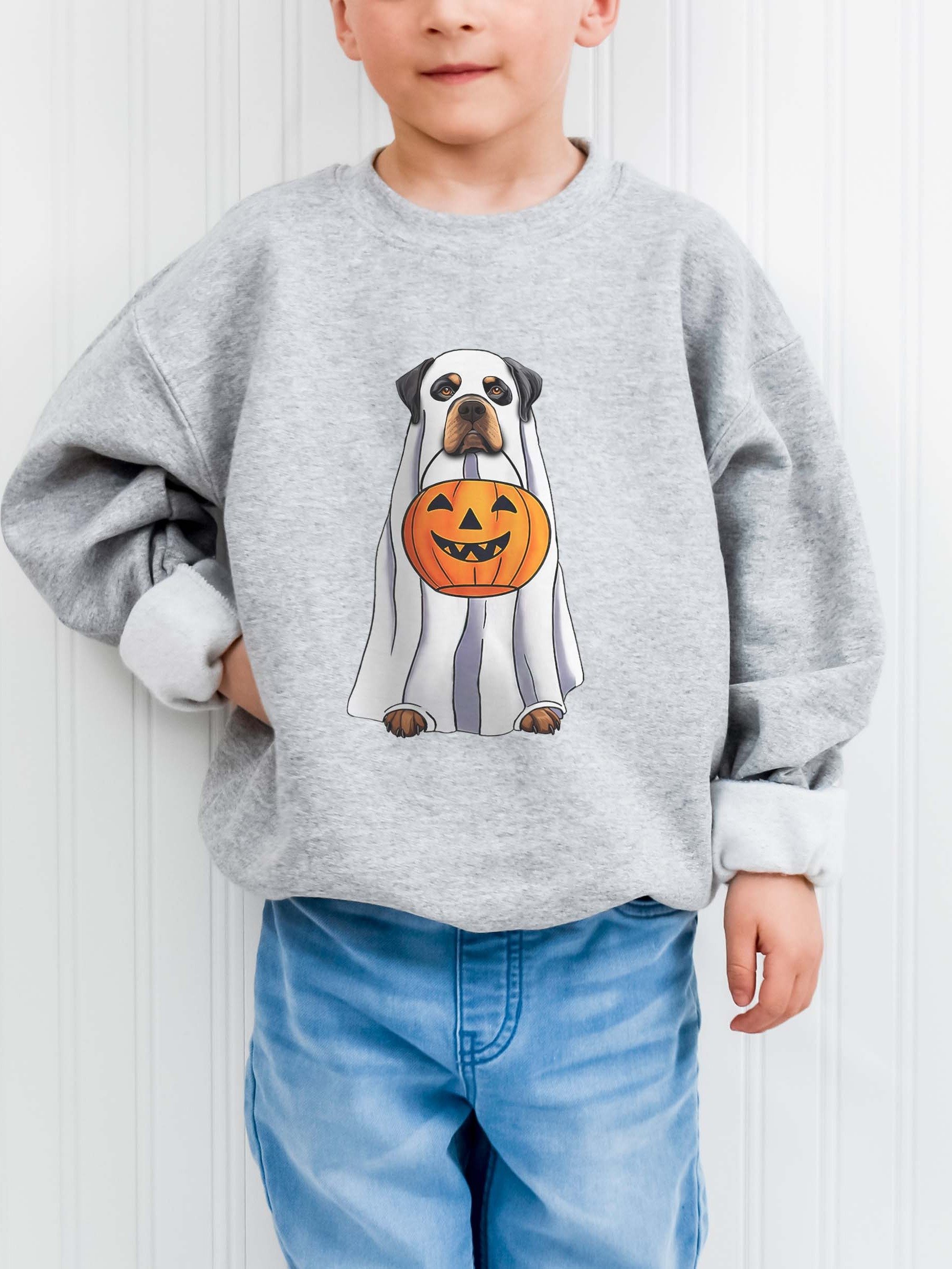 Halloween Rottweiler Youth Sweatshirt product image (1)