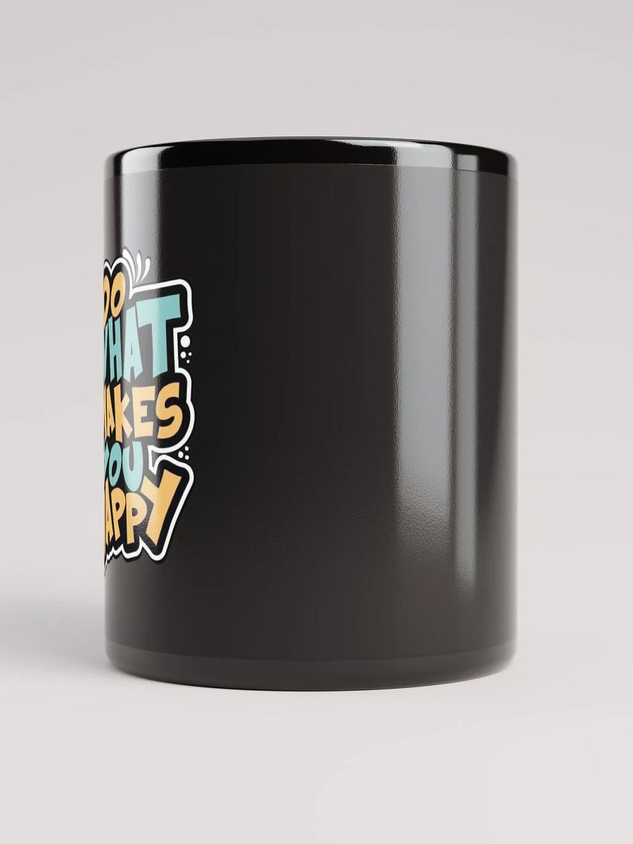 Happy Vibes Black Mug product image (9)