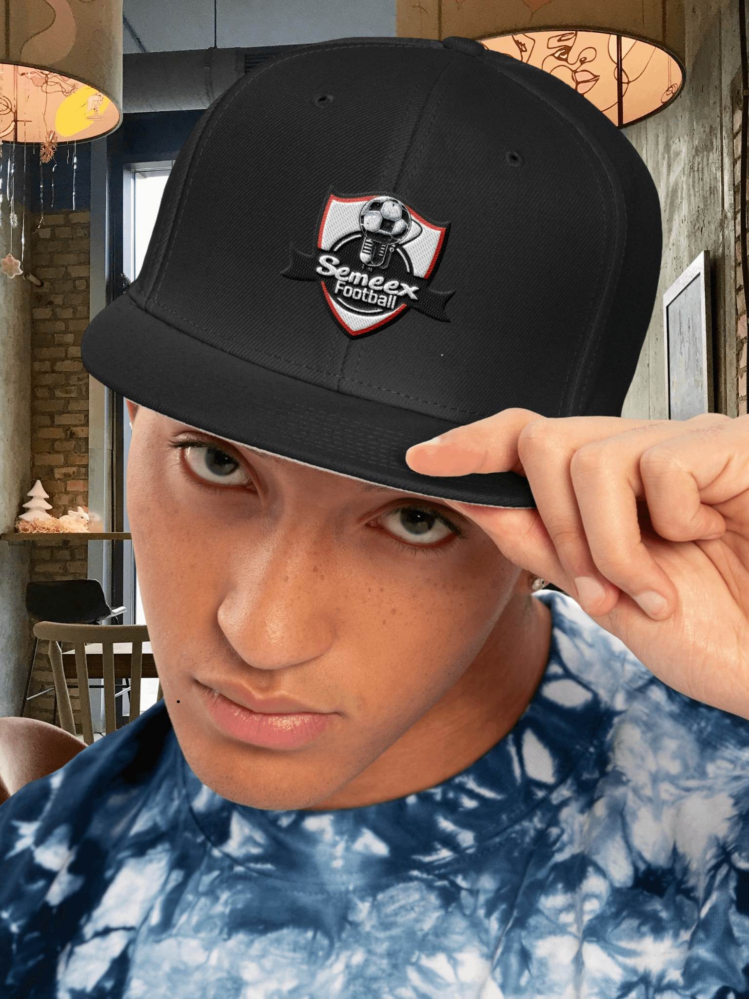 Otto Wool Blend Snapback Cap product image (3)