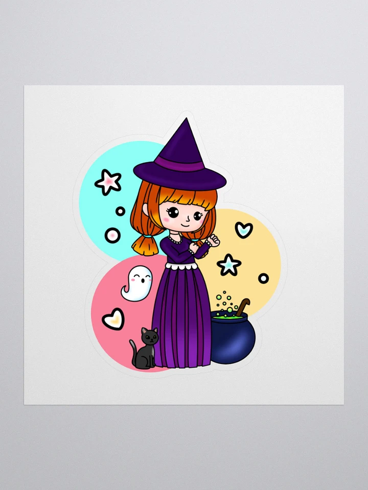 Cute Witch Sticker product image (1)