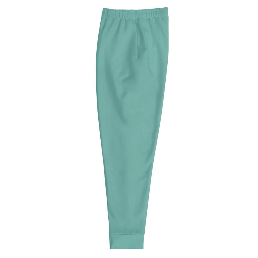 Plain Turquoise Green True Summer Recycled Polyester Premium Men's Joggers by Treasure Pie product image (6)
