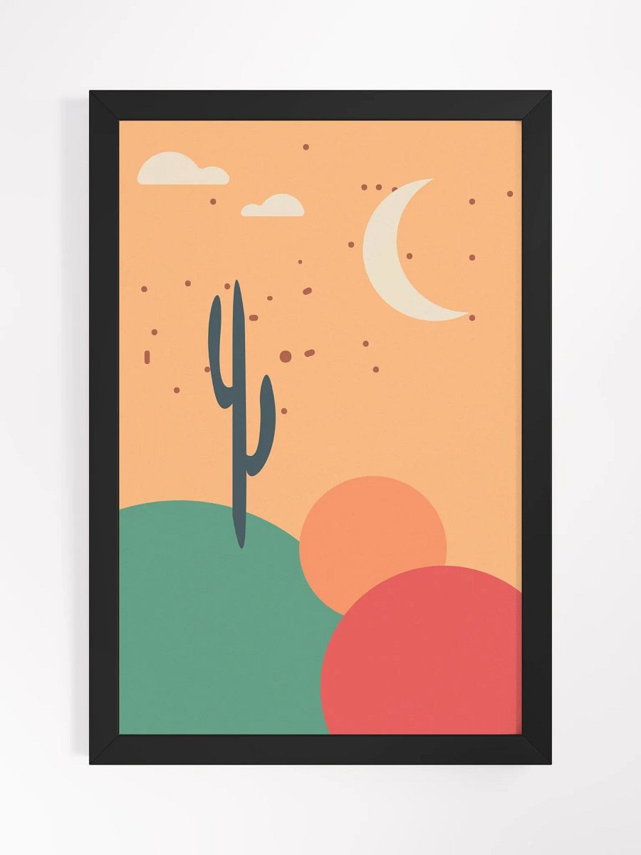 Desert Moonlight Framed Poster product image (3)