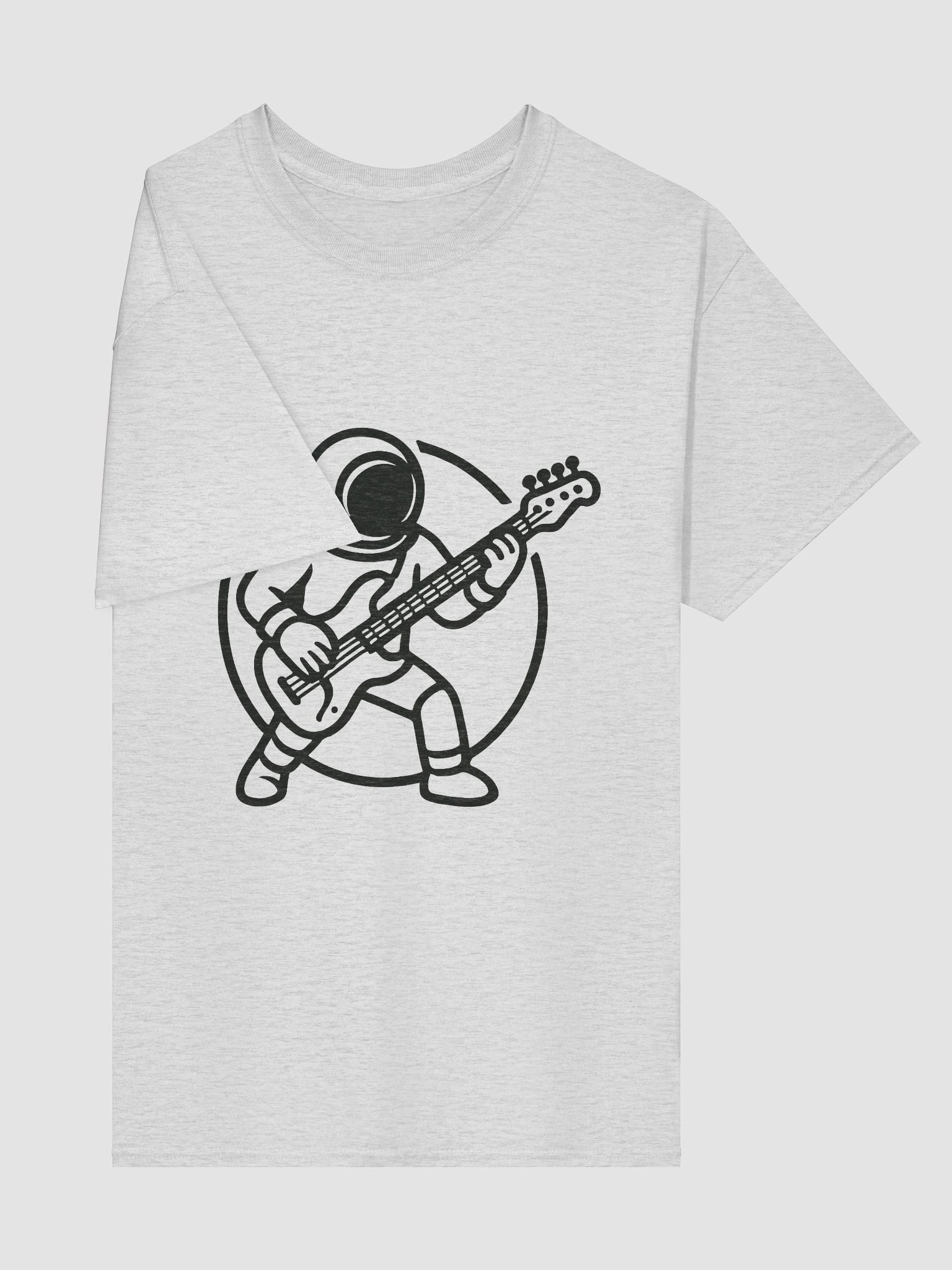 Holidays On Mars | Astronaut Bass Player T-shirt (light colours) product image (12)
