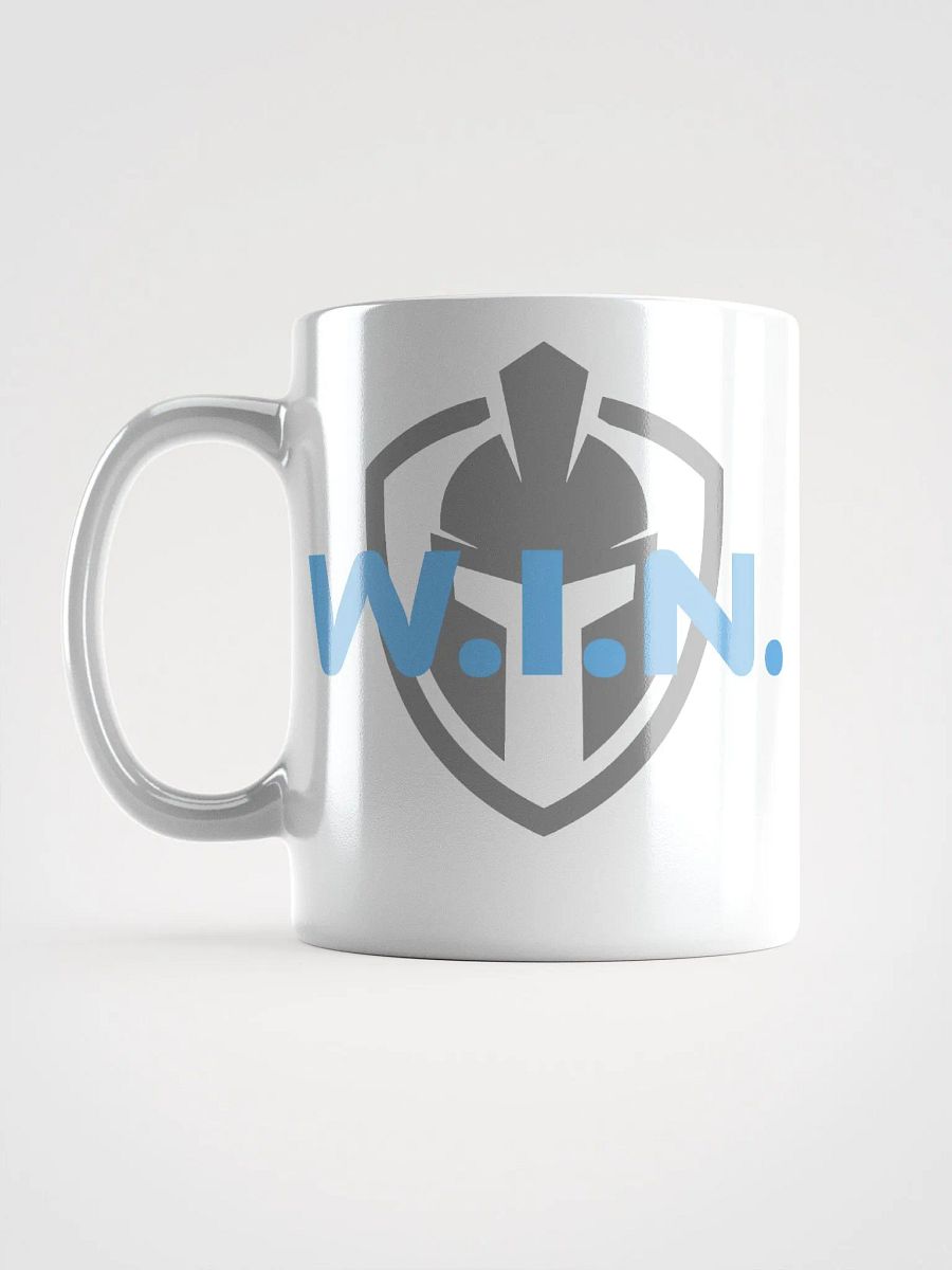Mind Armor - White Glossy Mug - Blue Logo product image (18)