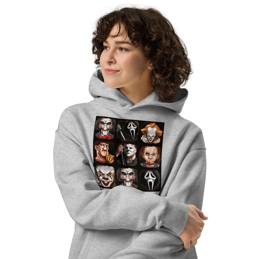Horror Icons Grid Unisex Hoodie product image (24)