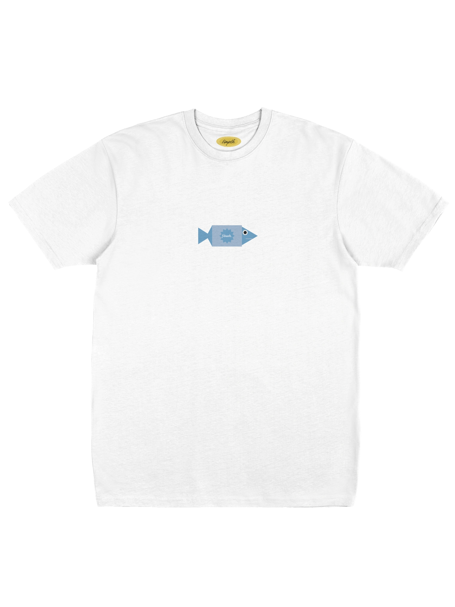 Fihush Tee WHITE product image (1)