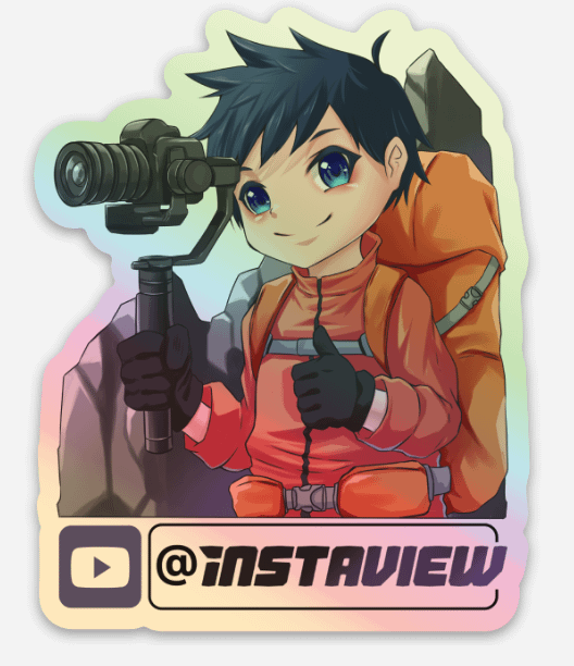 INSTAVIEW Holographic Sticker product image (1)