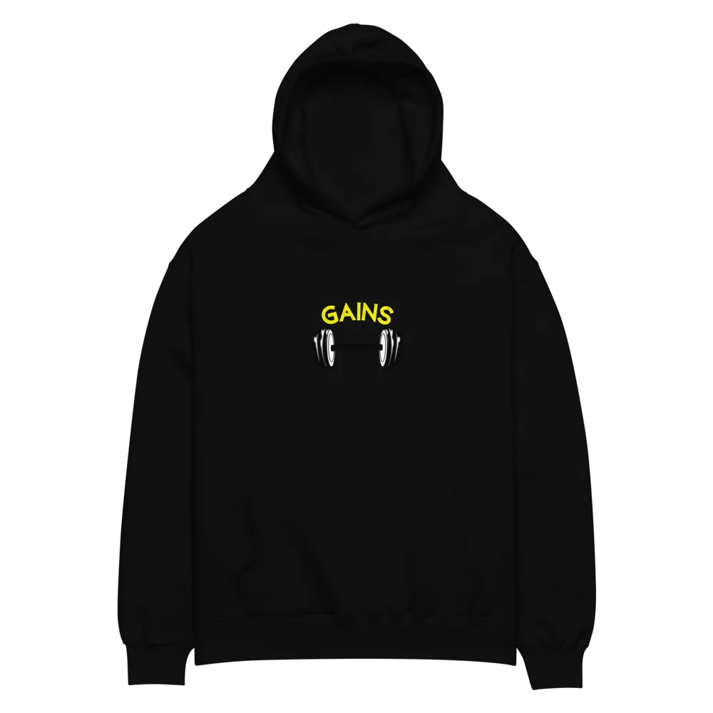 "Gains" Oversized Hoodie product image (4)