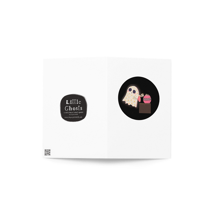 Little Ghost Cookie Thief - Greeting Card product image (5)