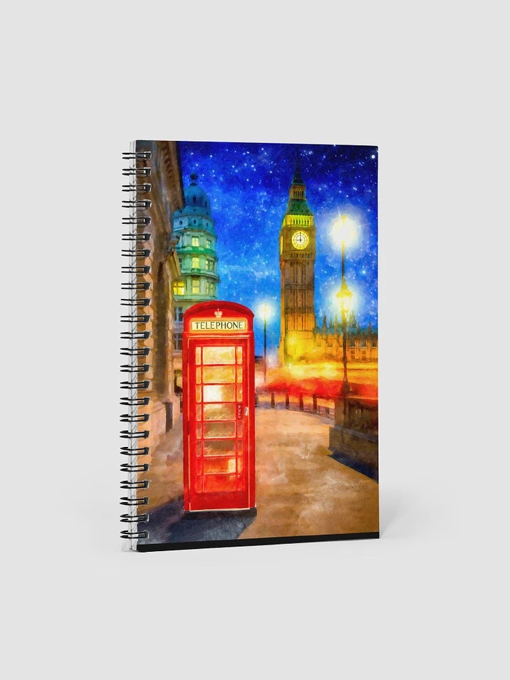 London Under The Stars - British Spiral Notebook product image (1)