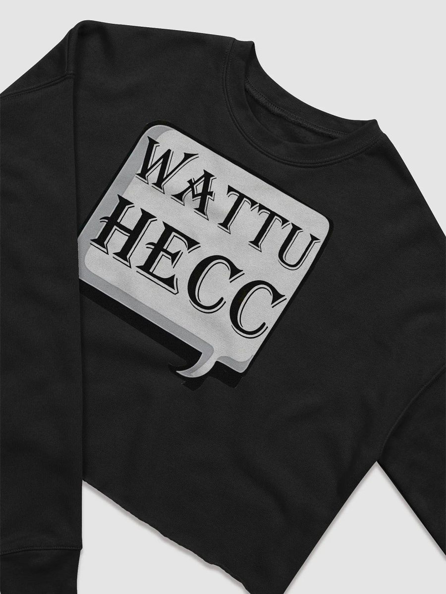 wattuhecc Bella+Canvas Women's Fleece Crop Sweatshirt product image (10)