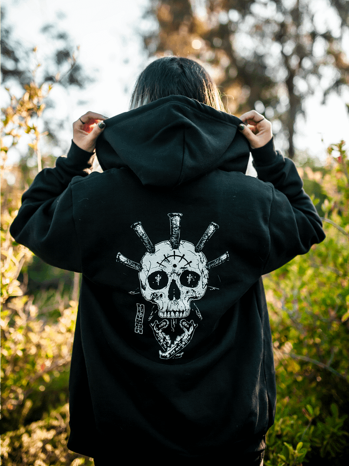 Saints Skull Full Zip Hoodie product image (2)