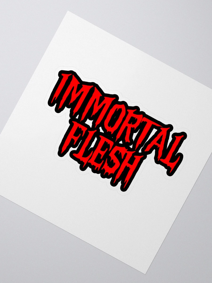 Flesh Logo Sticker (Red) product image (2)