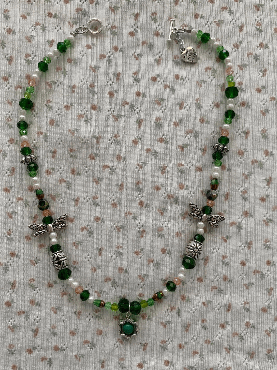 Malachite Dragonfly Necklace product image (1)