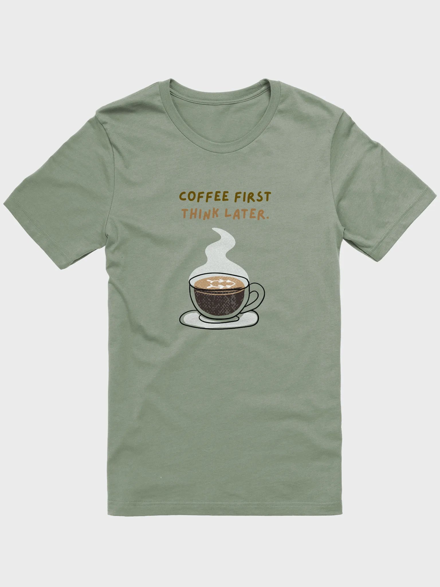 Arrow Brew Unisex T-Shirt | caffee first think later product image (5)