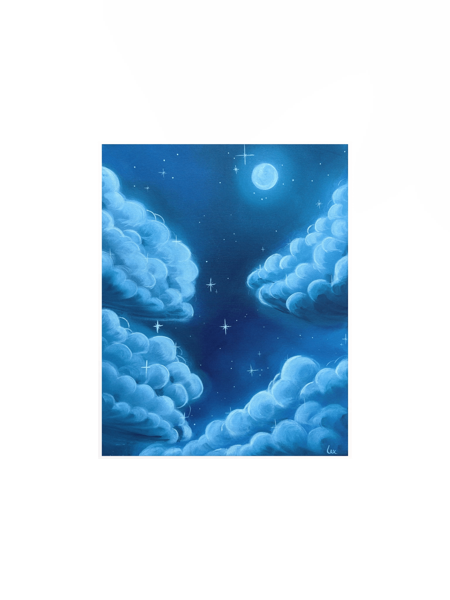 Full Moon Glow Matte Poster product image (1)