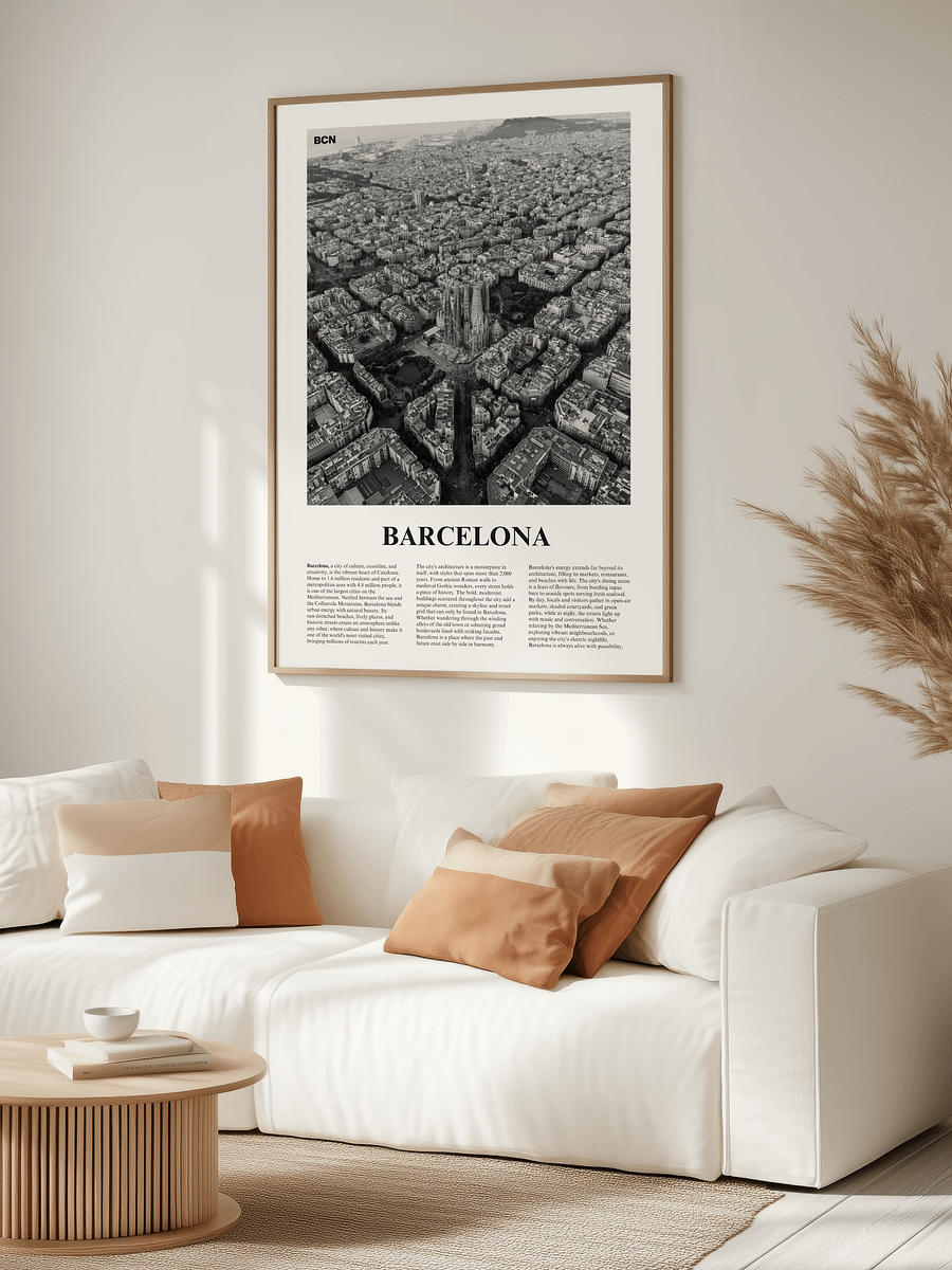 Barcelona 01 Newspaper Poster | Framed product image (25)