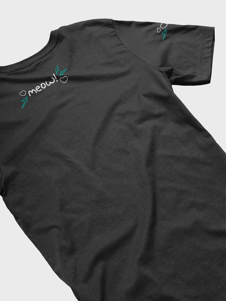 Lovely Digital Meow // T-Shirt - Teal - Dark Mode product image (4)