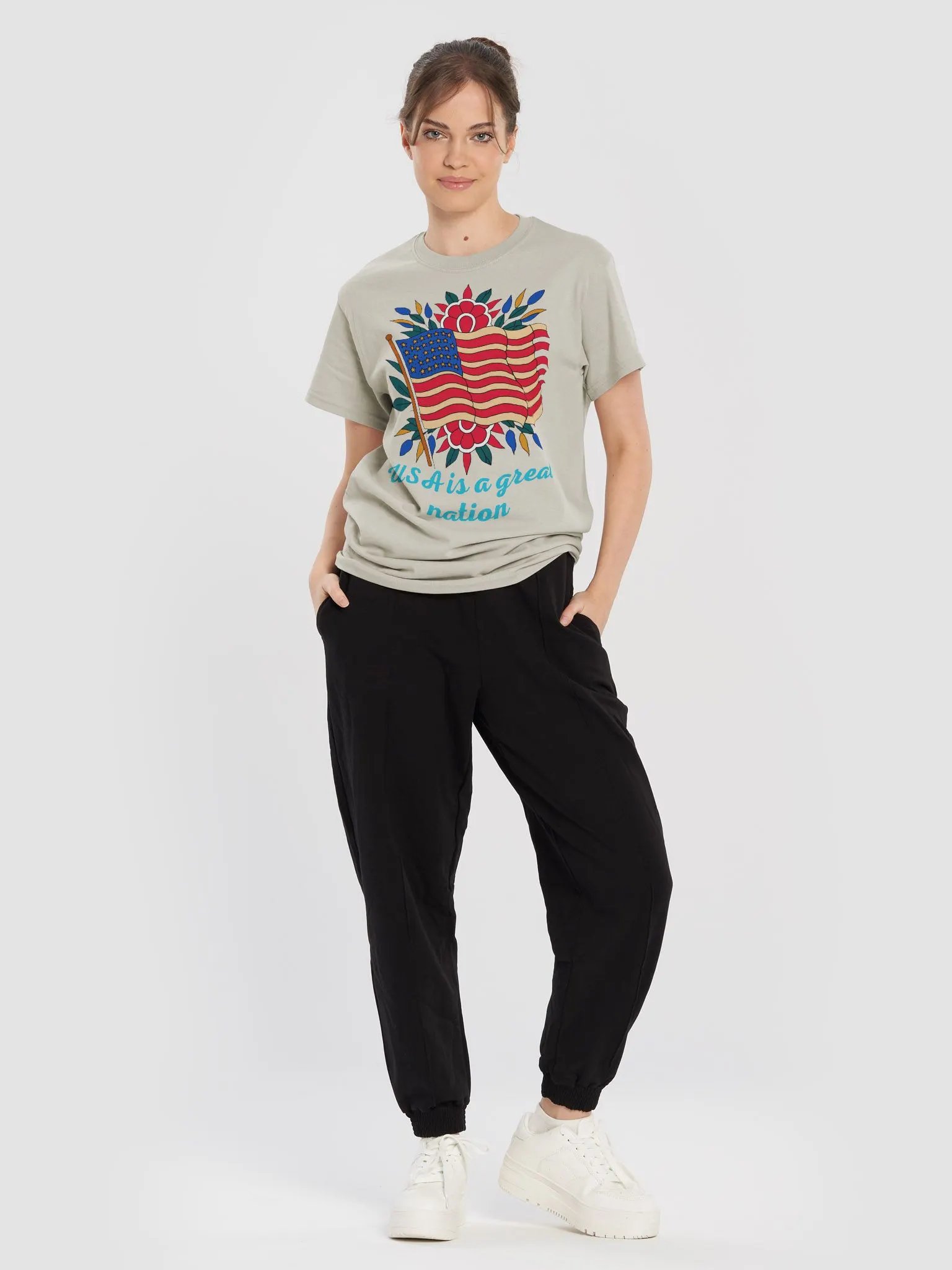 Patriotic Floral Wave T-Shirt product image (22)
