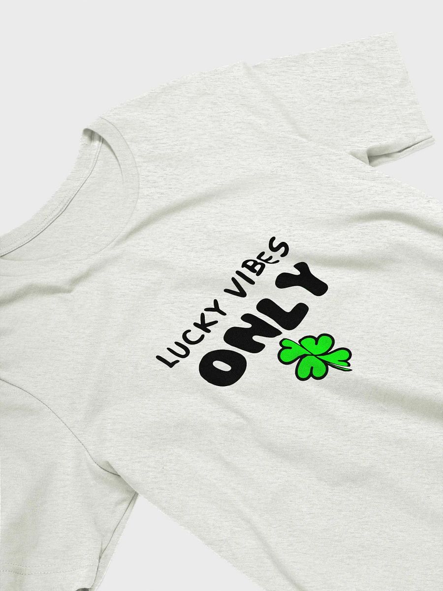 lucky vibes only 🍀 printed t-shirt . st.patricks day special product image (3)