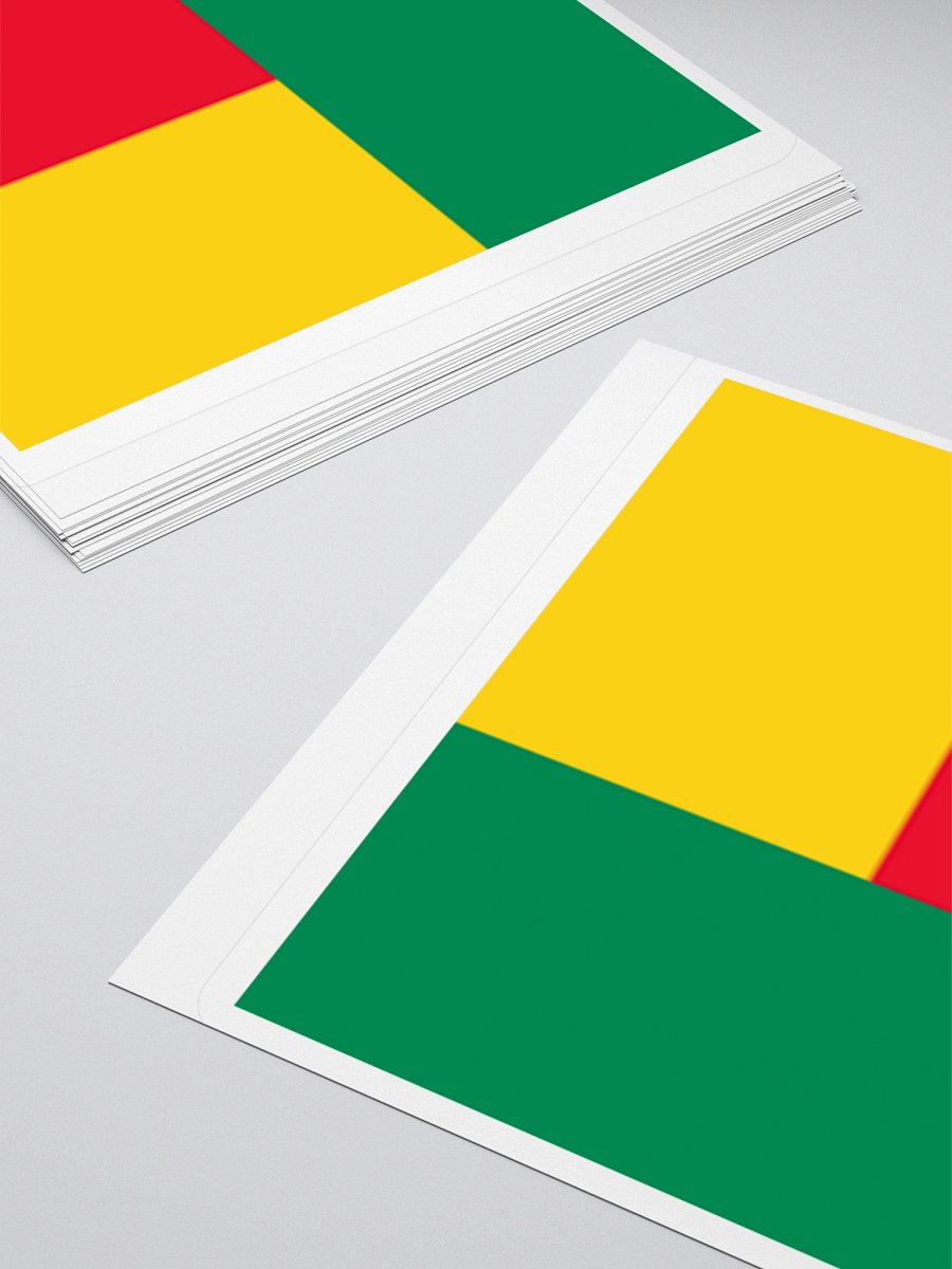 Exclusive Benin Flag Kiss-Cut Stickers - High-Quality Vinyl, Multiple Sizes product image (10)