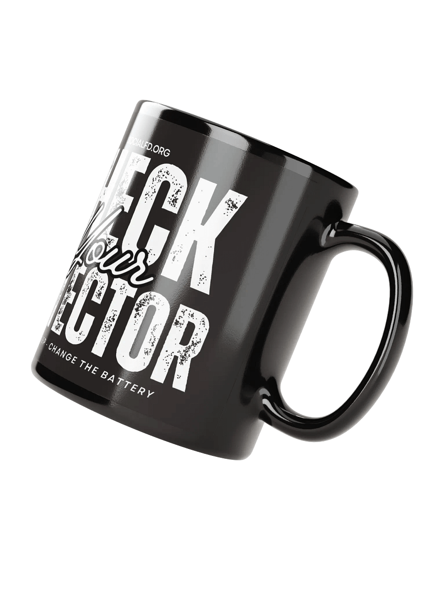 Check Your Smoke Detector Illustration Mug product image (4)